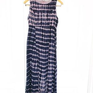 Tie Dye Maxi Dress with Side Slits Women’s Size Small